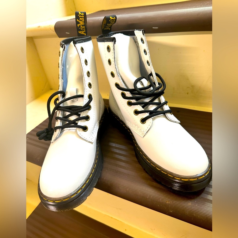 White Dr Martens